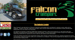 Desktop Screenshot of falcontransport.com